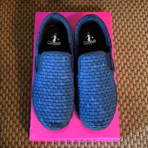 Corky’s Double Up Woven Elastic Slip-on Shoes